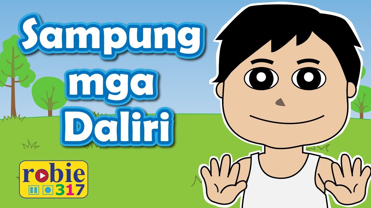 Sampung mga Daliri (2020) | Tagalog Parts of the Body Song | robie317