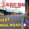 OLDEST AND SHORTEST ROAD (National Road) IN THE PHILIPPINES | WALK TOUR AND VISIT