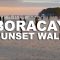 Sunset Walk at Boracay | Crowded Walking Tour | 4K | Tour From Home TV | Aklan, Philippines