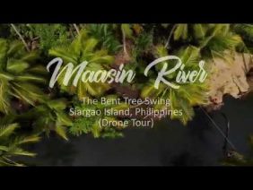 Amazing Siargaos Maasin River Rope Swing, Siargao Island (Drone Tour in 4k)