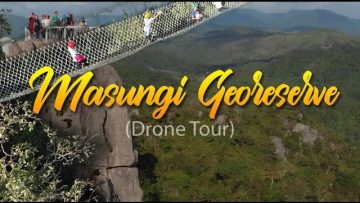 Explore Masungi Georeserve by Drone. Sierra Madre, Baras, Rizal Philippines