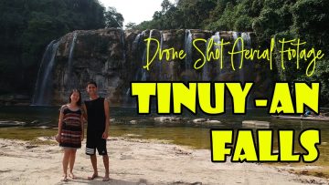 TINUY-AN FALLS, SURIGAO DEL SUR | Free Drone Shot