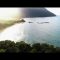 Relaxing fly over stuning sunset on Philippines beach and mangrove – sea sound – drone – 4K