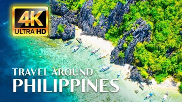 PHILIPPINES 4K – Calming Music & Soundscapes With Amazing Nature Videos | 4K VIDEO ULTRA HD