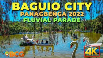 Baguio City Panagbenga 2022 Fluvial Parade 4K Walk