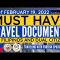 ðŸ”´TRAVEL UPDATE: MUST HAVE TRAVEL DOCUMENTS FOR FILIPINOS AND DUAL CITIZENS AS OF FEBRUARY 19, 2022