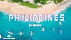 FLYING OVER PHILIPPINES (4K UHD) – Relaxing Music Along With Amazing Nature Videos – 4K Video HD