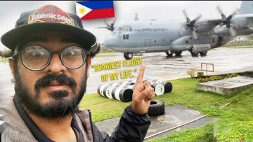 I flew on a Philippines Air Force C130 Military Plane – Evacuation from Siargao after Typhoon Odette