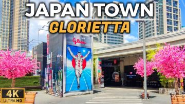 JAPAN TOWN at TOP OF THE GLO | Glorietta 3 Afternoon Walk [4K] Philippines – April 2022
