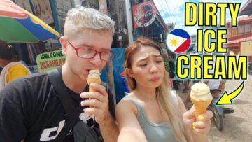 Trying Dirty Ice Cream in The Philippines (First Time)